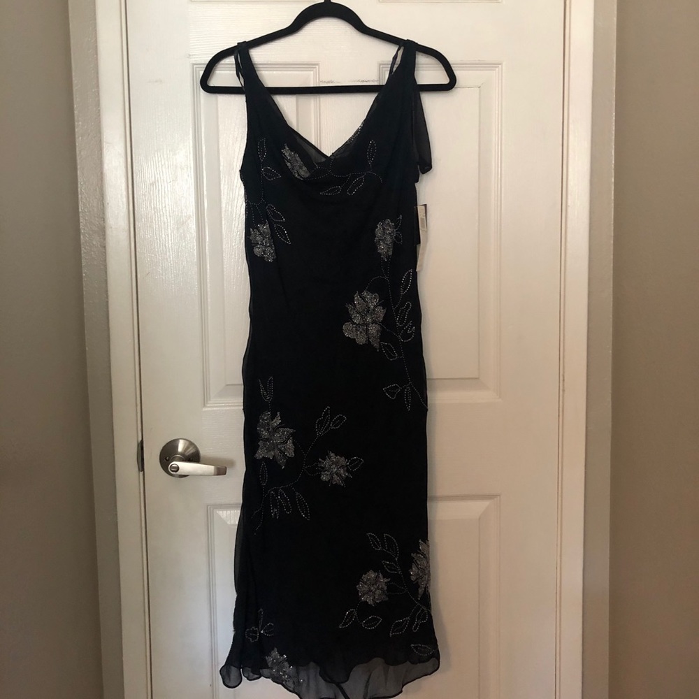 Navy blue formal dress